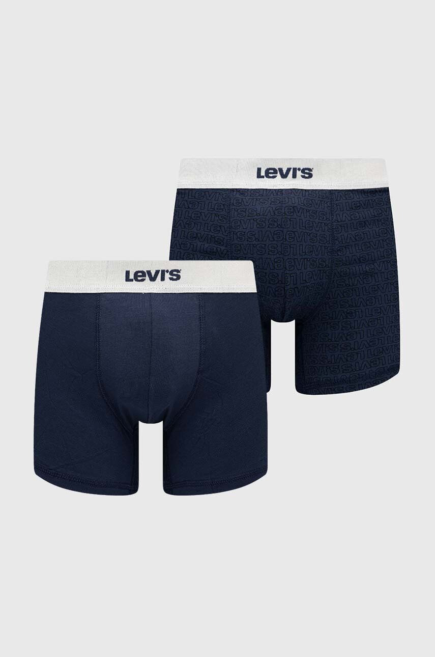 Levi's boxeri 2-pack barbati culoarea albastru marin - Pled.ro