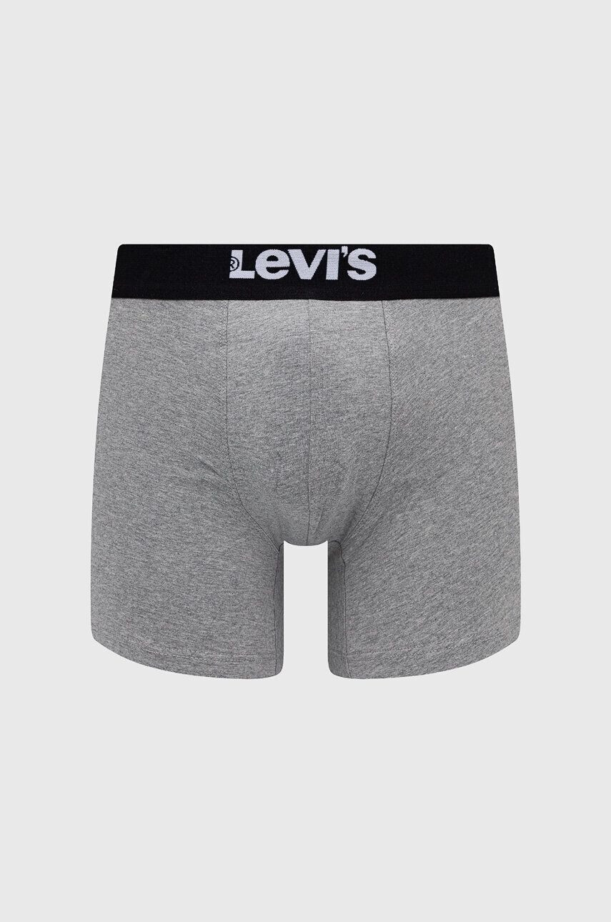 Levi's boxeri 2-pack barbati culoarea gri 37149.0809-007 - Pled.ro