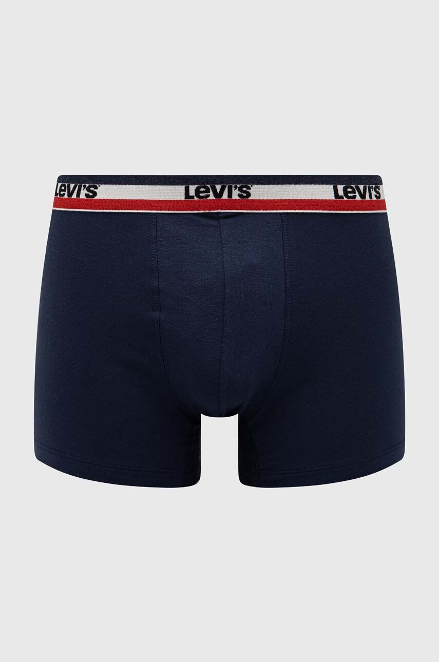 Levi's boxeri 2-pack barbati culoarea albastru marin 37149.0815-002 - Pled.ro