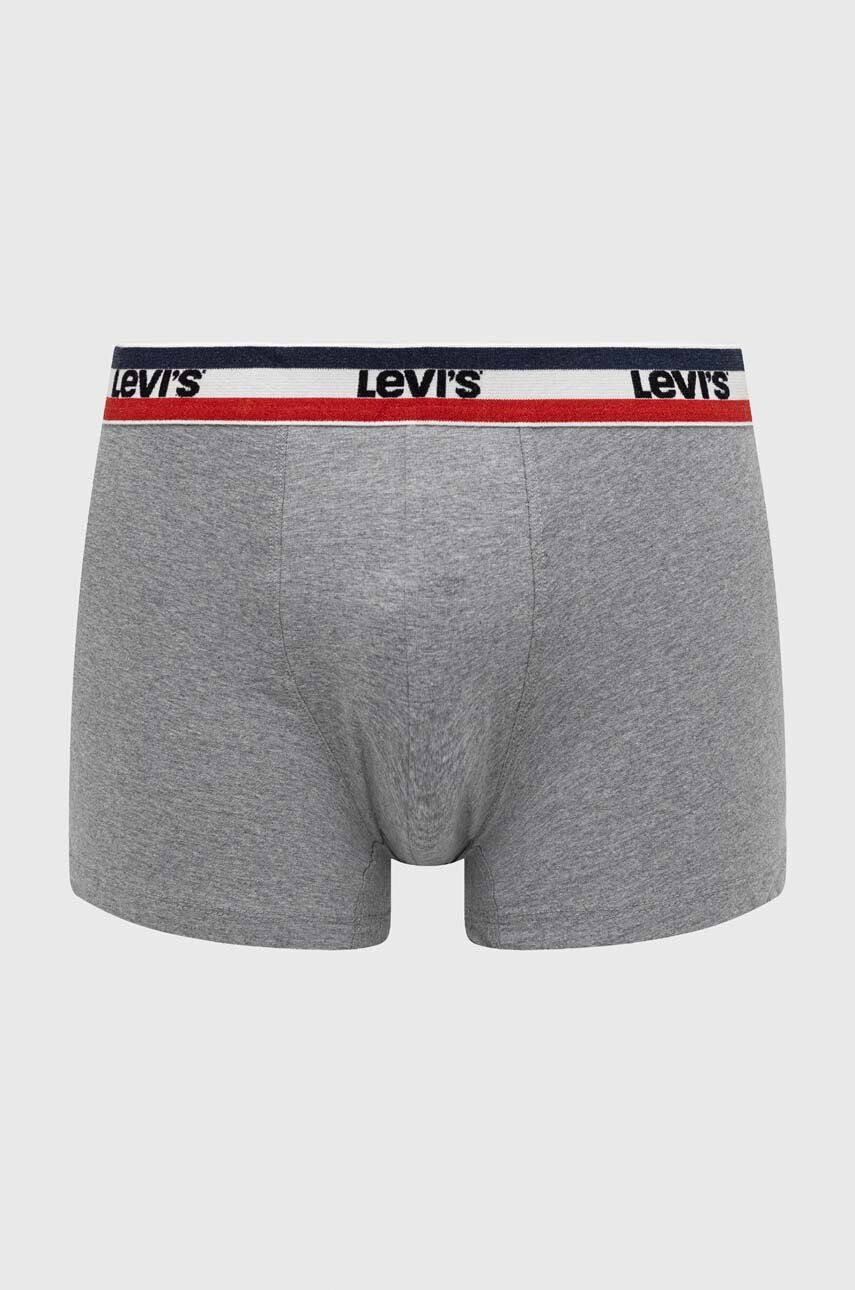 Levi's boxeri 2-pack barbati culoarea gri 37149.0816-003 - Pled.ro