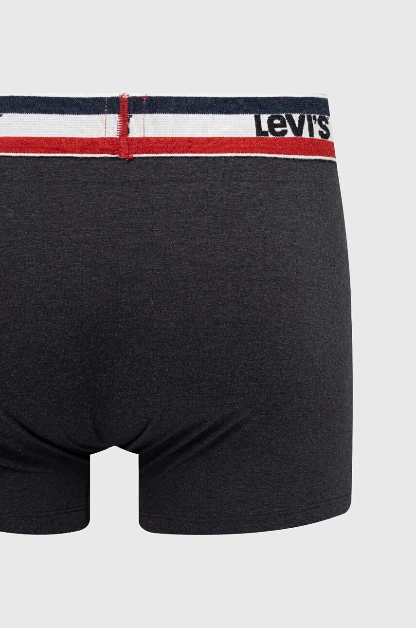 Levi's boxeri 3-pack barbati culoarea gri - Pled.ro