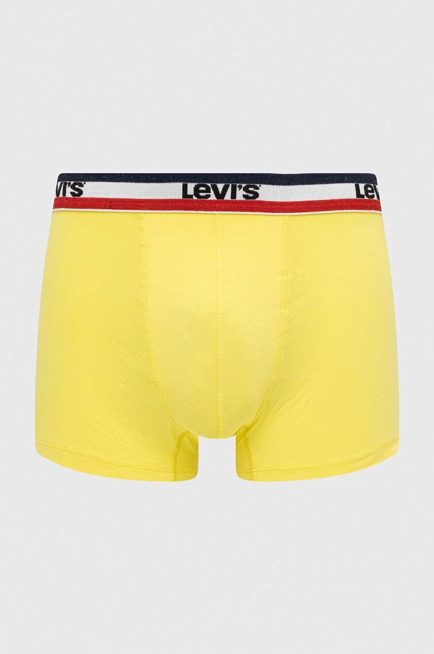 Levi's boxeri 3-pack barbati culoarea portocaliu - Pled.ro