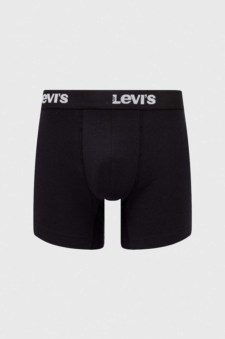 Levi's boxeri 3-pack barbati culoarea negru - Pled.ro