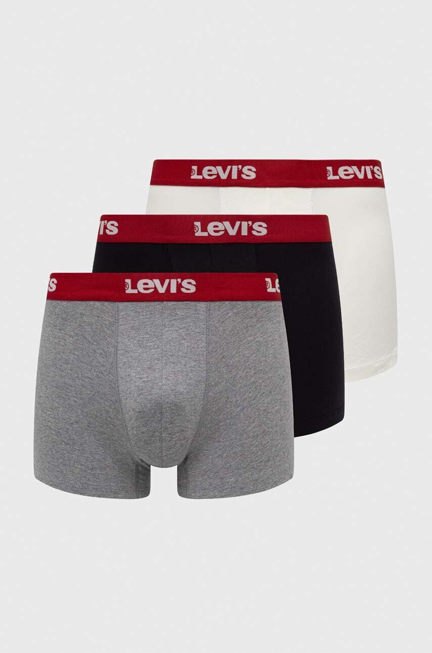 Levi's boxeri 3-pack barbati culoarea negru - Pled.ro