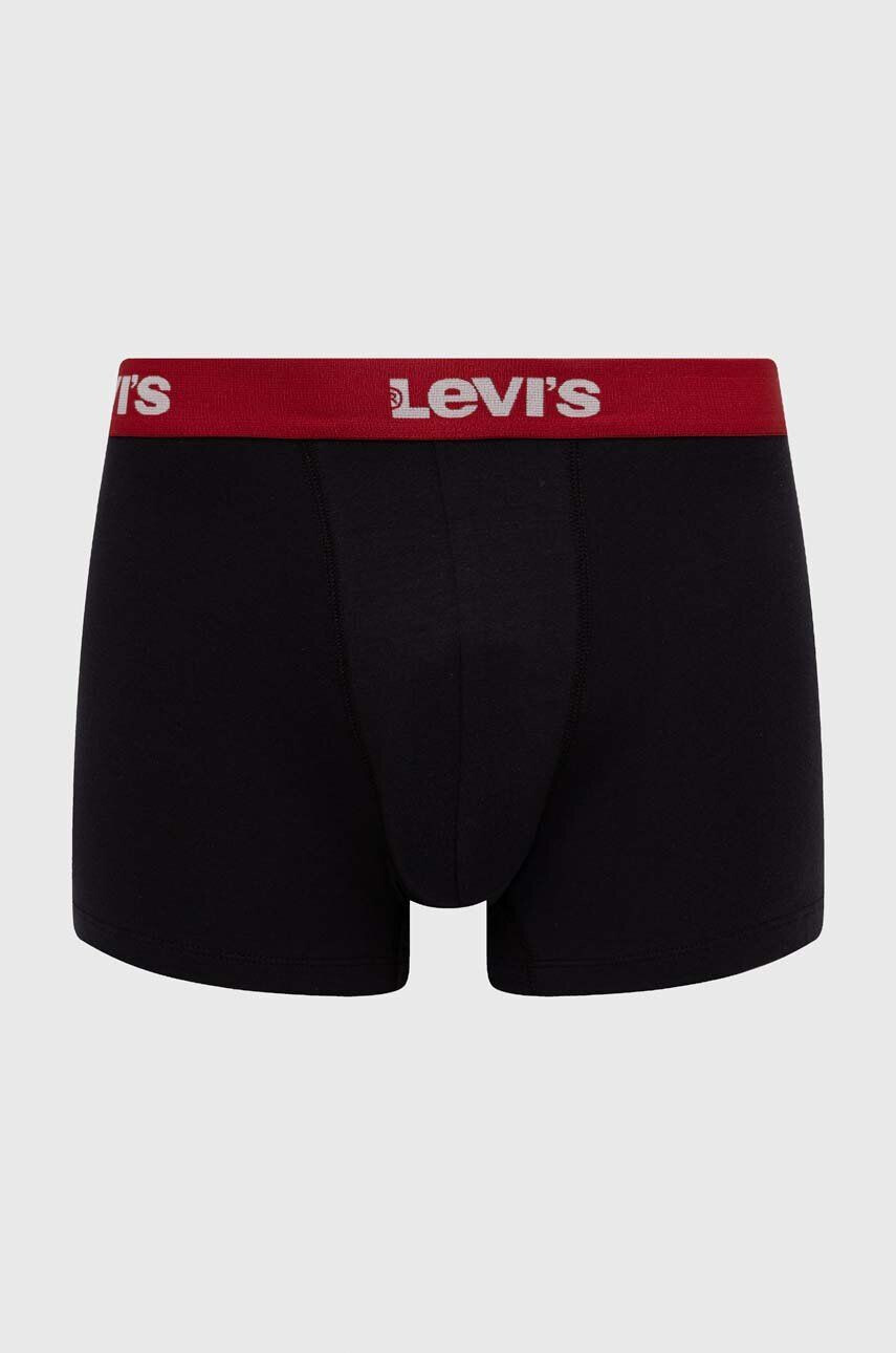 Levi's boxeri 3-pack barbati culoarea negru - Pled.ro