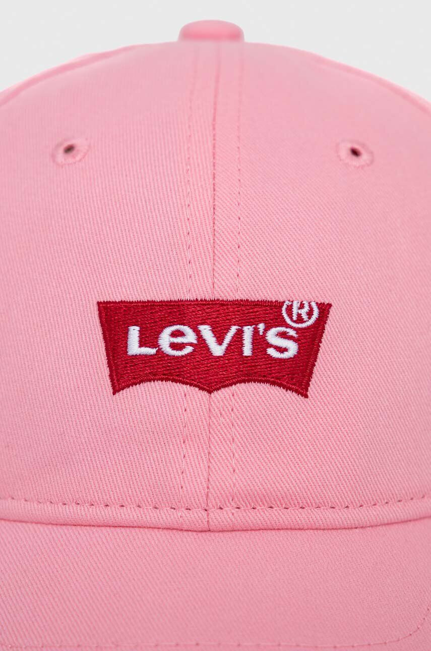 Levi's caciula copii culoarea roz cu imprimeu - Pled.ro