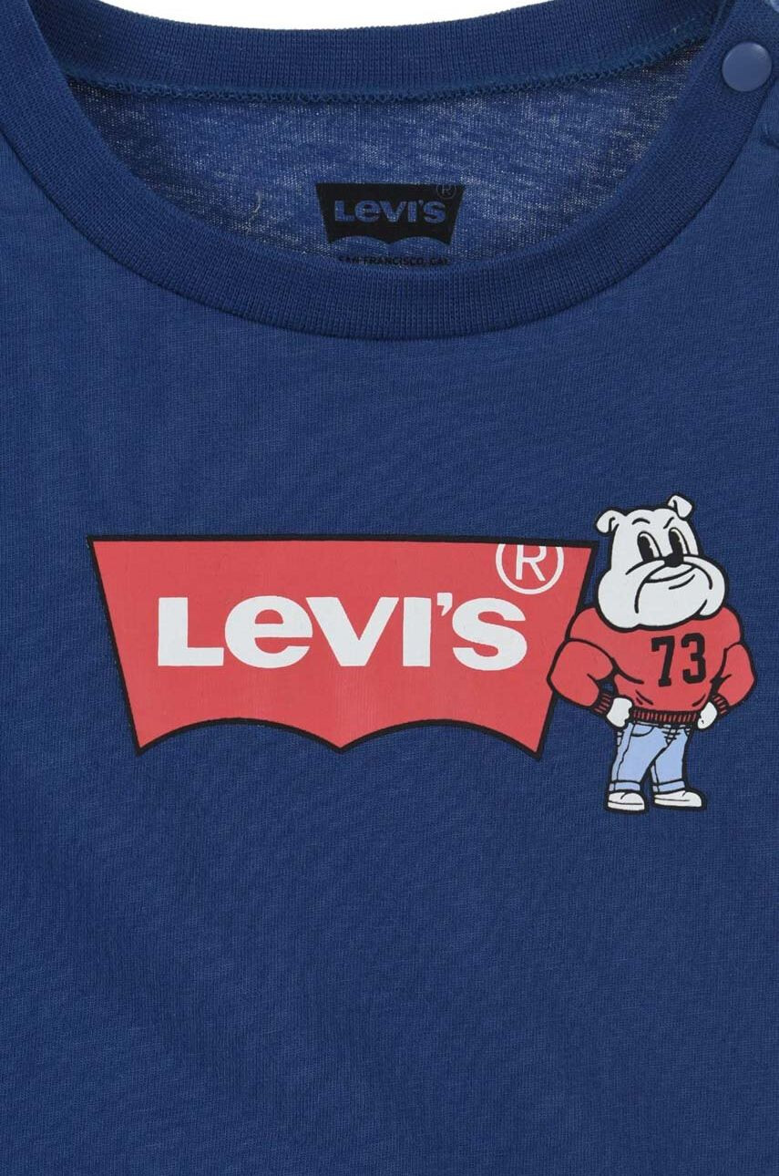 Levi's compleu bebe culoarea albastru marin - Pled.ro