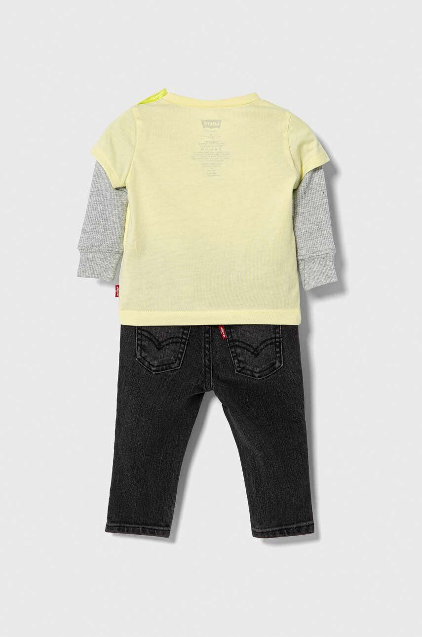 Levi's compleu bebe culoarea verde - Pled.ro