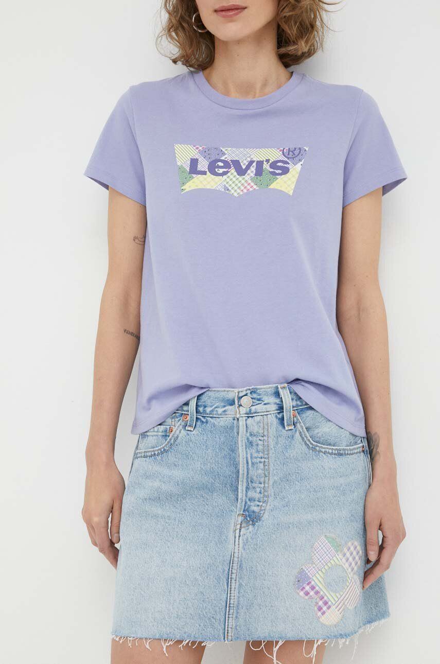 Levi's fusta jeans mini drept - Pled.ro