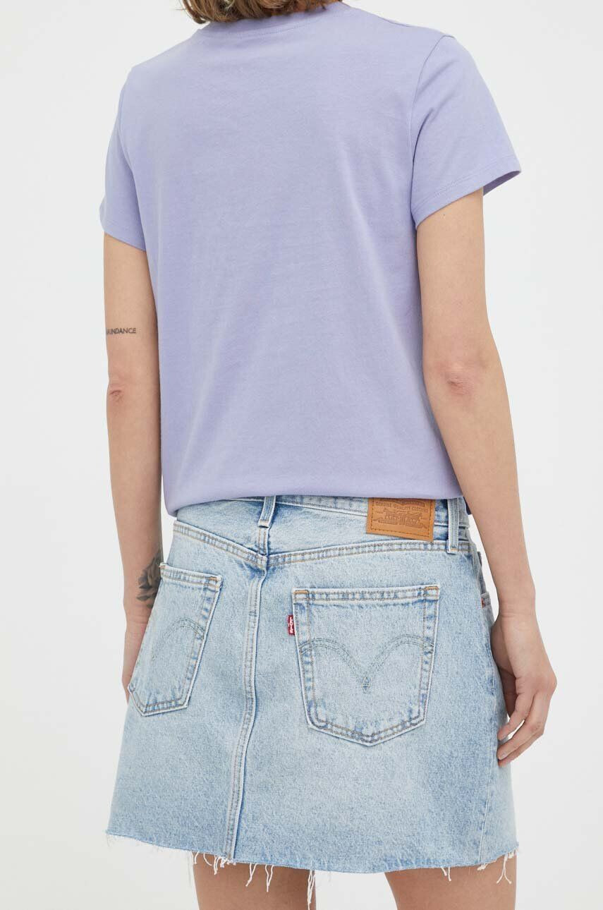 Levi's fusta jeans mini drept - Pled.ro