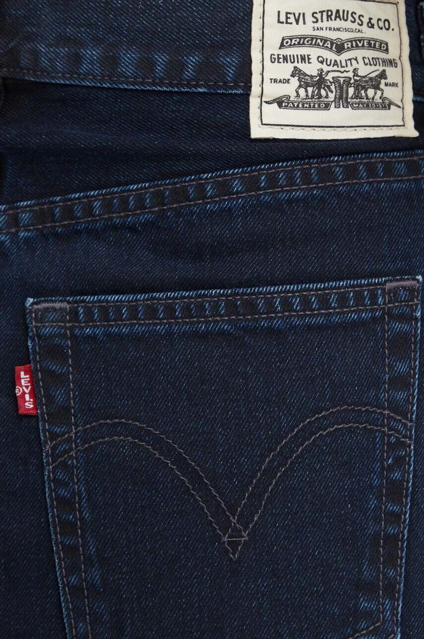 Levi's fusta jeans culoarea albastru marin mini creion - Pled.ro