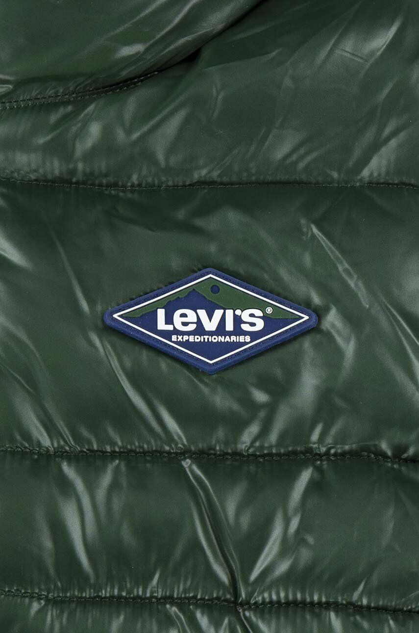 Levi's geaca copii culoarea verde - Pled.ro