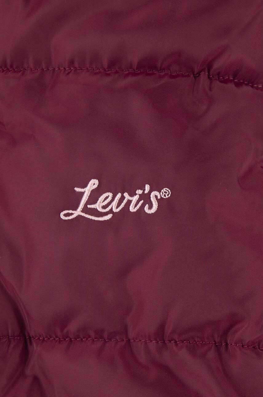 Levi's geaca copii culoarea rosu - Pled.ro