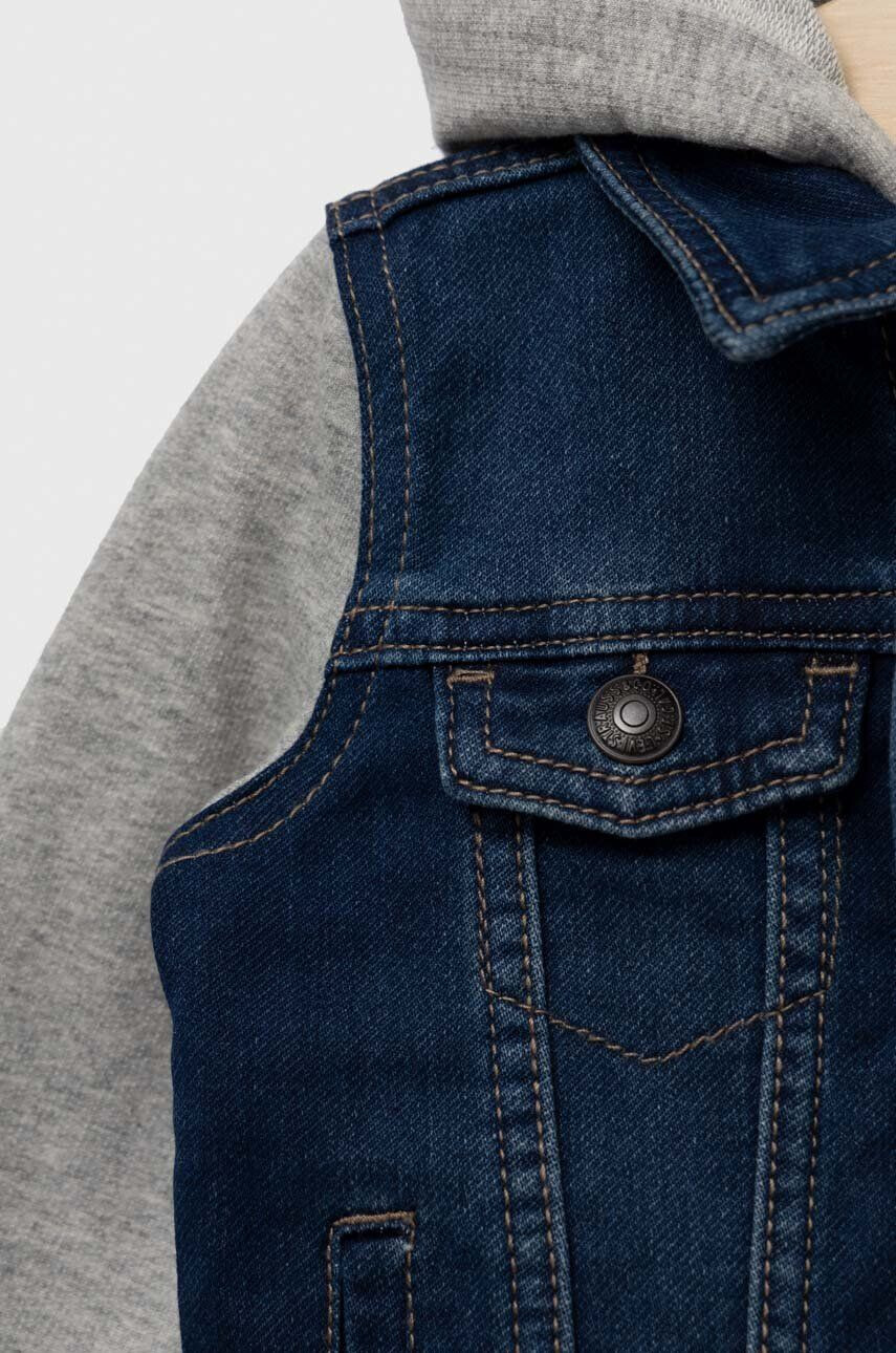 Levi's geaca de blugi pentru copii culoarea albastru marin - Pled.ro