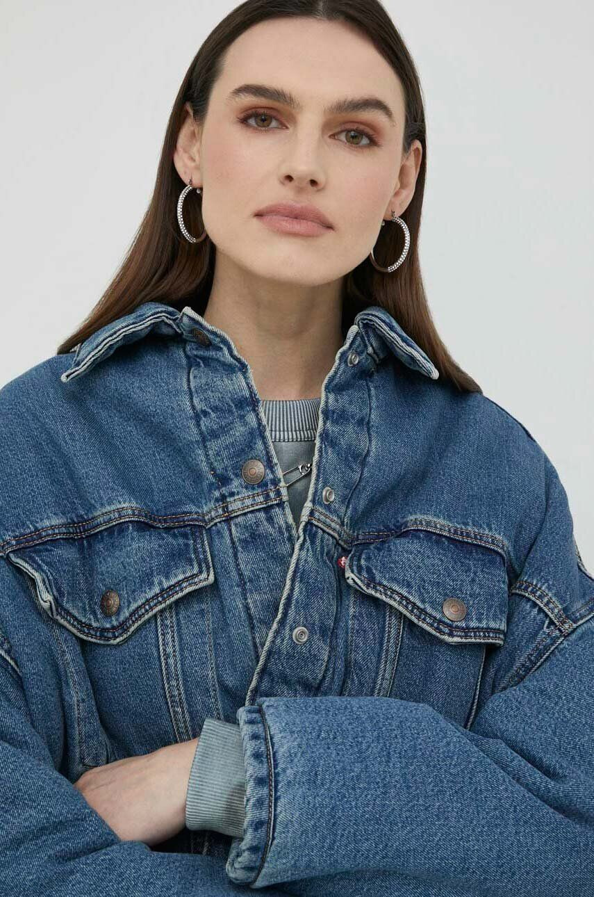 Levi's geaca jeans femei de tranzitie oversize - Pled.ro