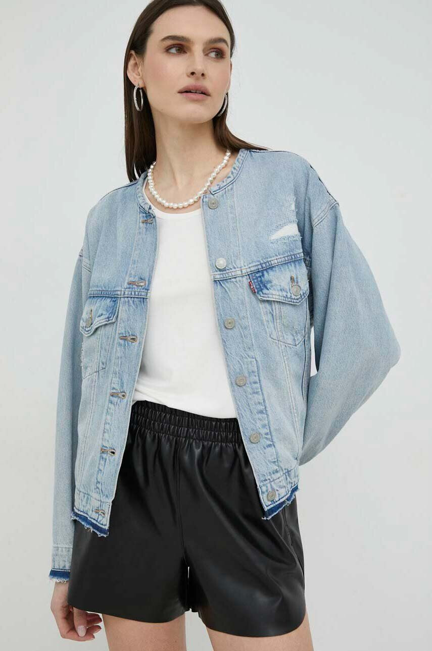 Levi's geaca jeans femei de tranzitie oversize - Pled.ro