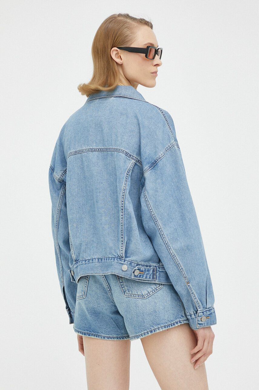 Levi's geacă jeans femei de tranzitie oversize A1743.0020-MedIndigoW - Pled.ro