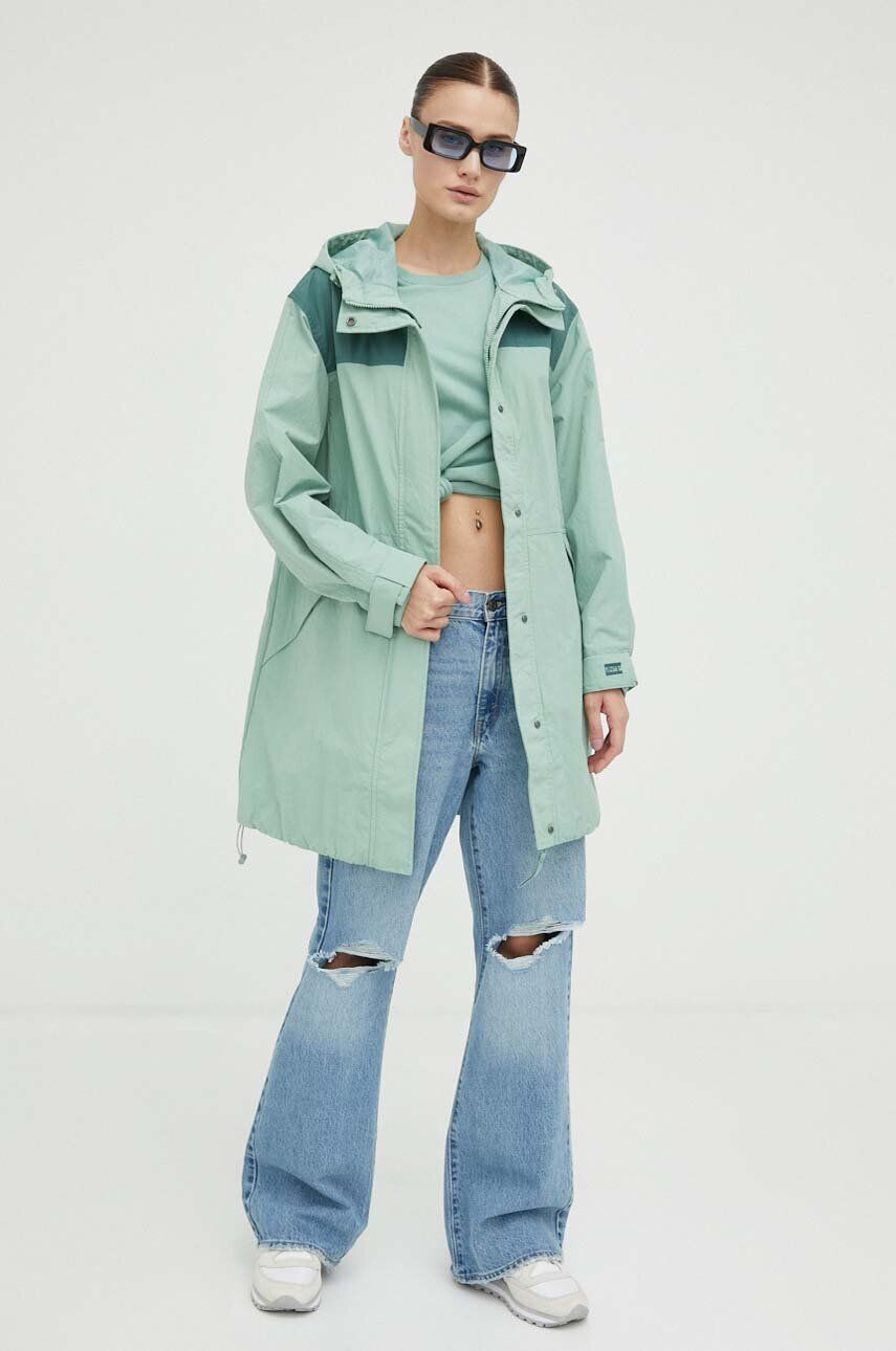 Levi's hanorac femei culoarea verde de tranzitie - Pled.ro