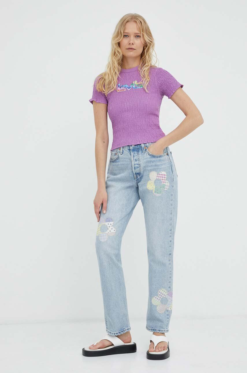 Levi's jeansi 501 femei high waist - Pled.ro