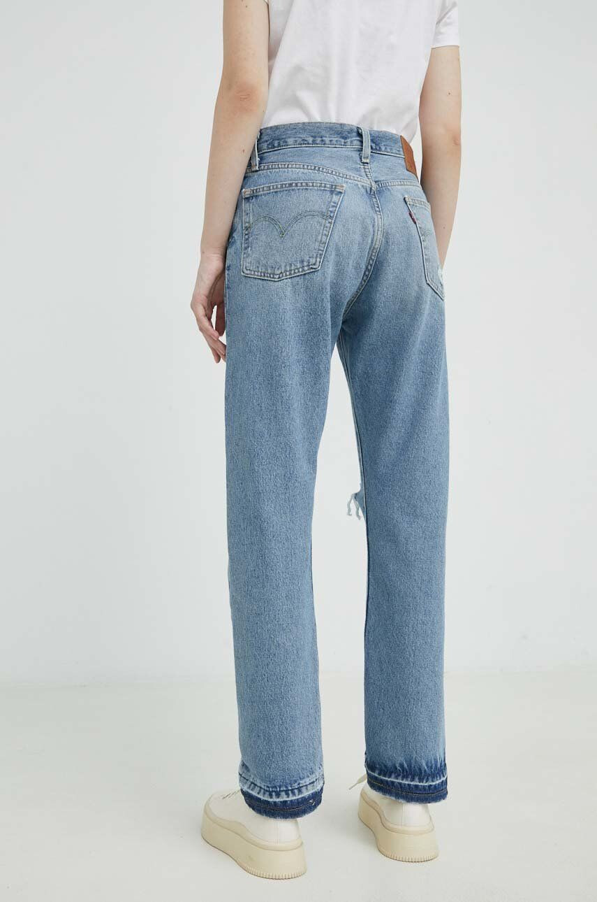 Levi's jeansi 501 Crop femei high waist - Pled.ro