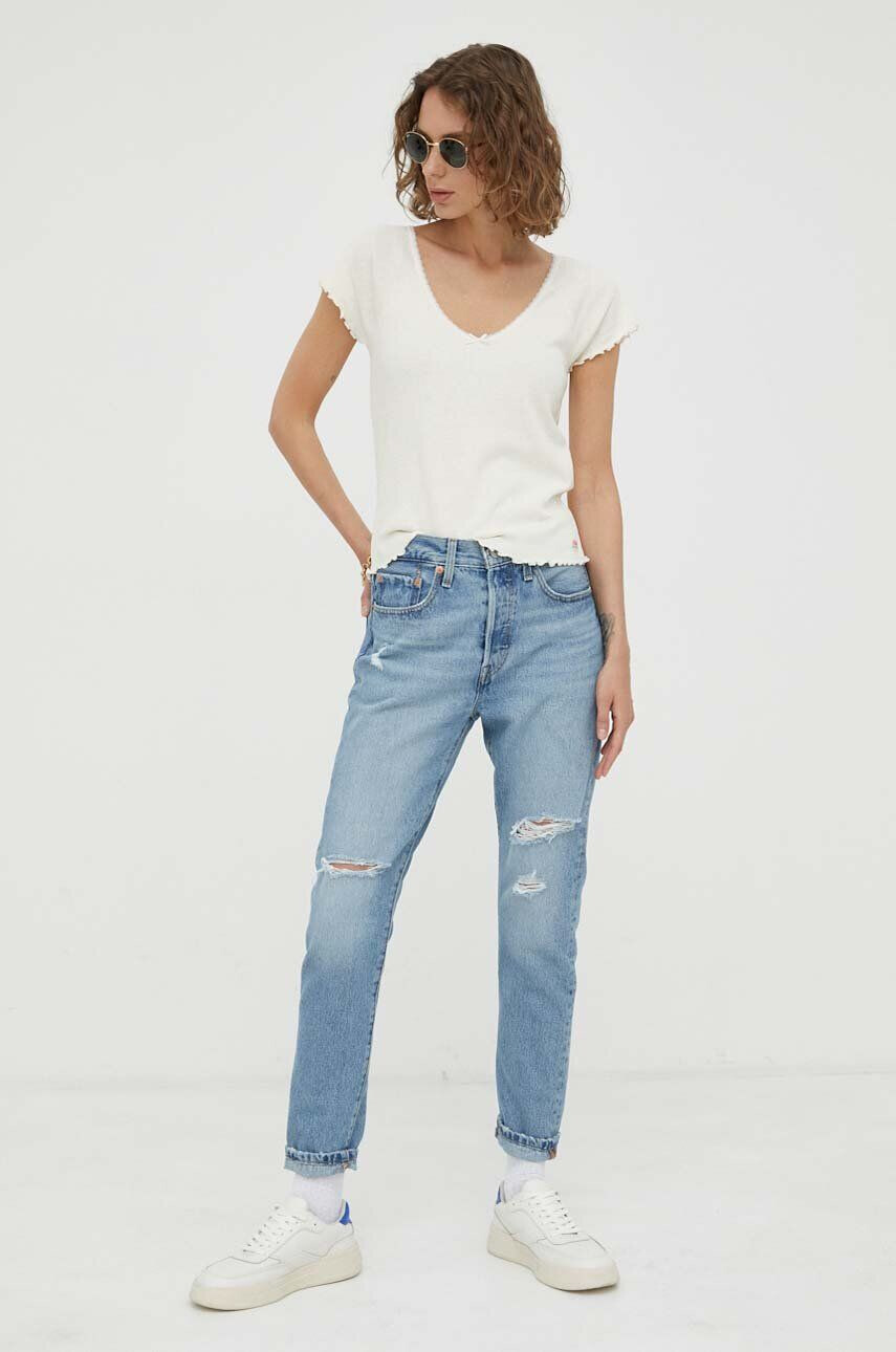 Levi's jeansi 501 SKINNY femei - Pled.ro