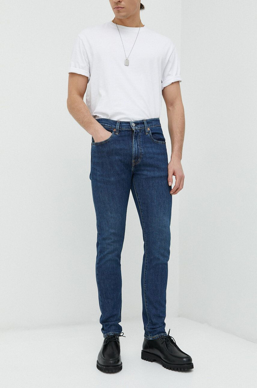 Levi's jeanși 512 Sim Taper barbati 28833.1114-MedIndigoW - Pled.ro