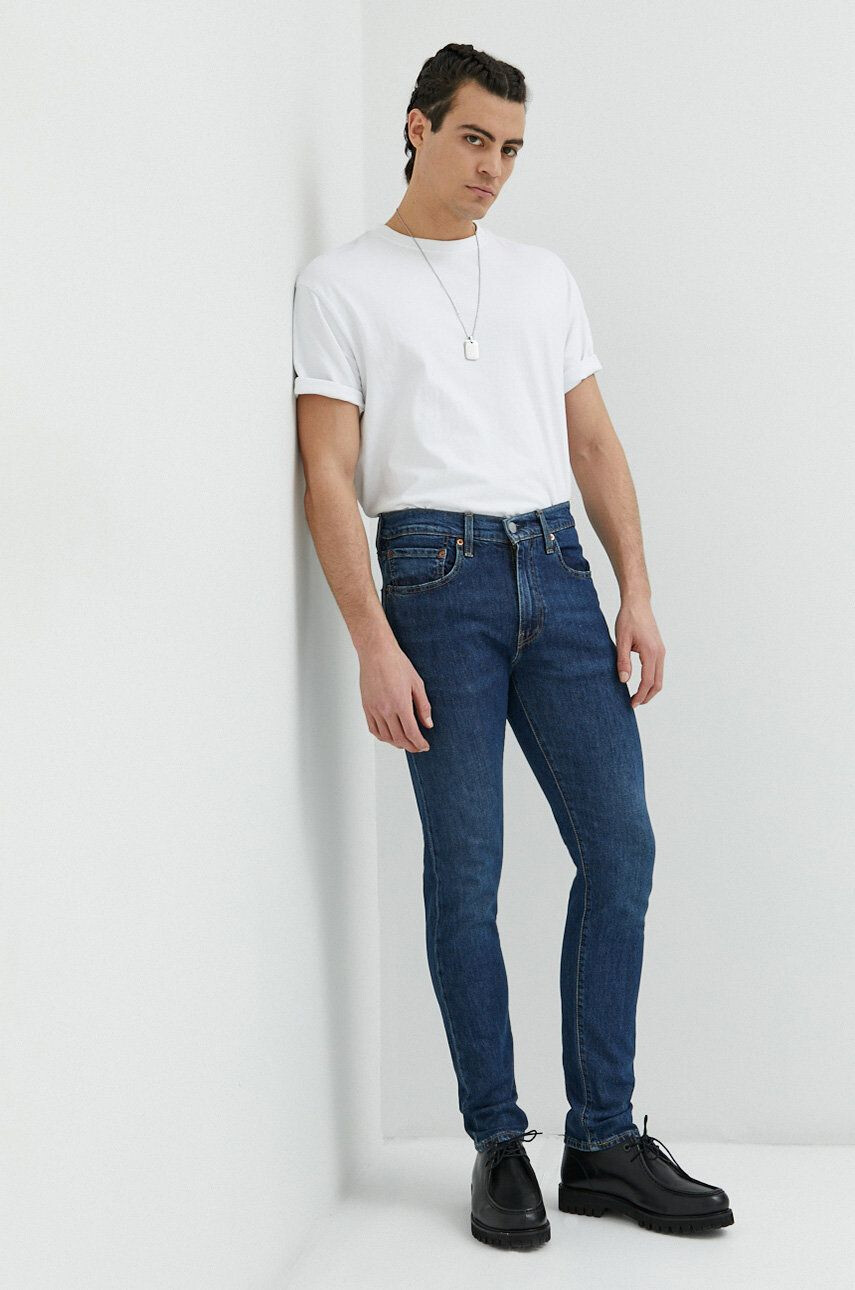 Levi's jeanși 512 Sim Taper barbati 28833.1114-MedIndigoW - Pled.ro