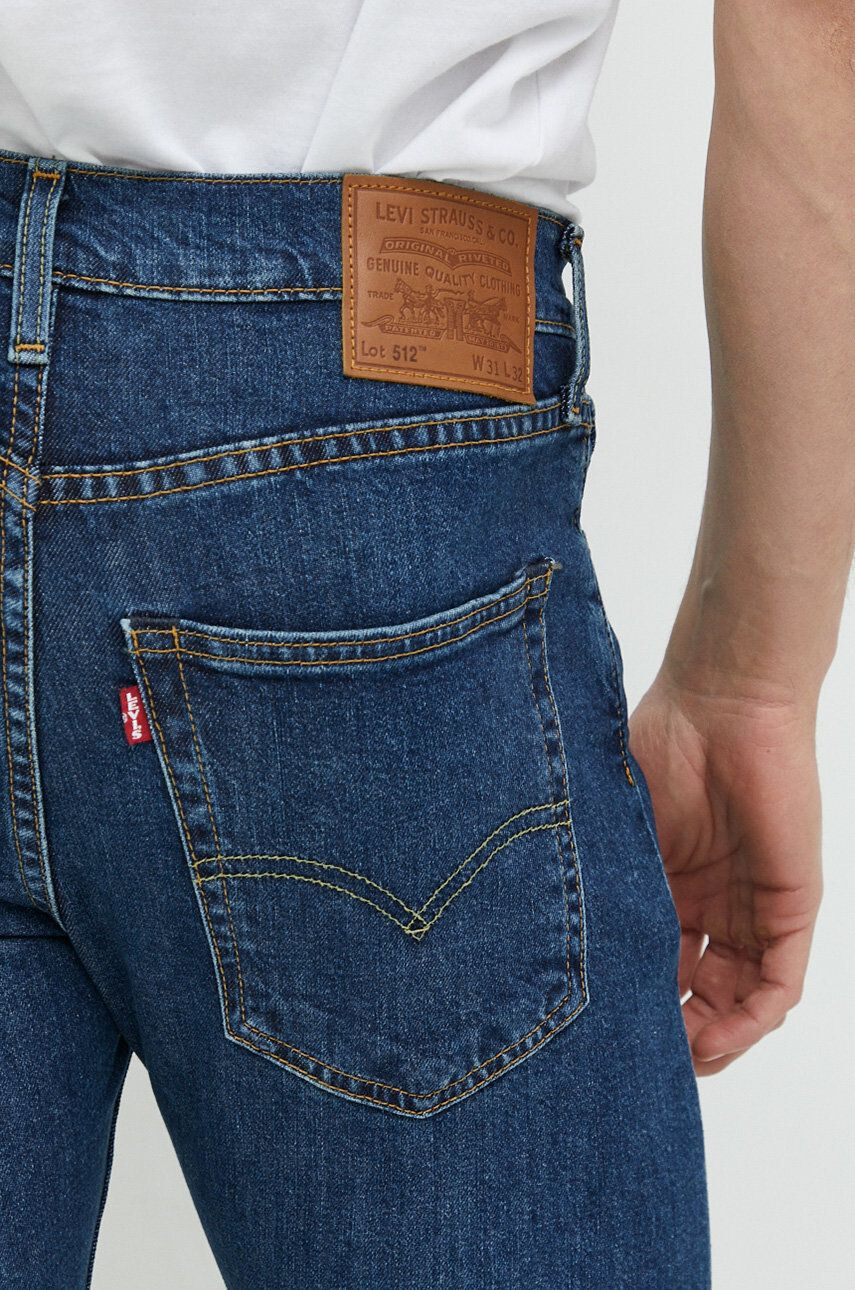 Levi's jeanși 512 Sim Taper barbati 28833.1114-MedIndigoW - Pled.ro