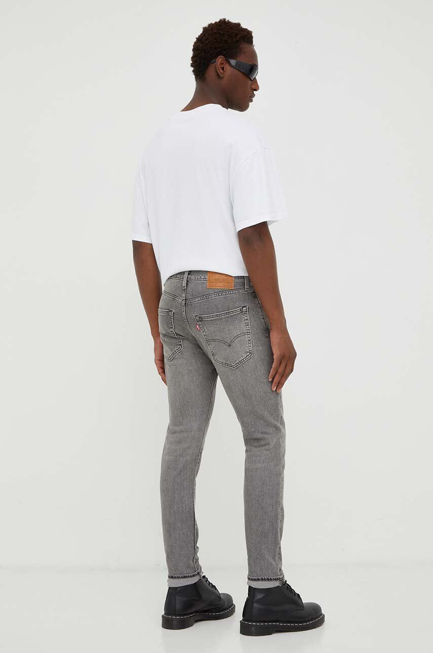 Levi's jeansi 512 SLIM TAPER barbati culoarea gri - Pled.ro