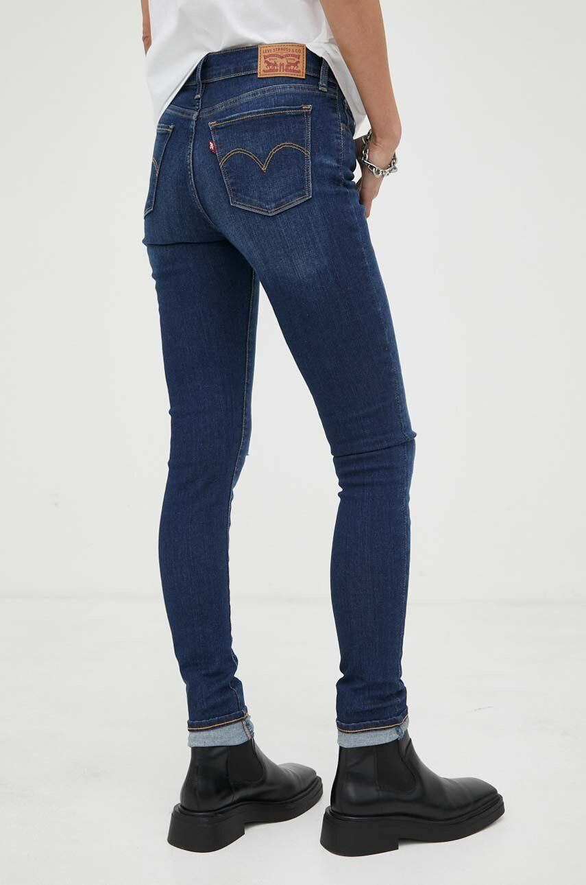 Levi's jeansi 710 femei culoarea albastru marin - Pled.ro