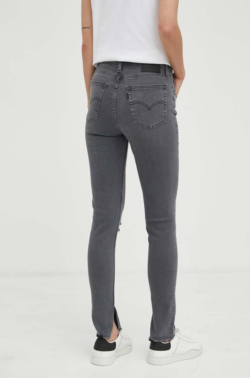 Levi's jeansi 721 femei culoarea gri - Pled.ro