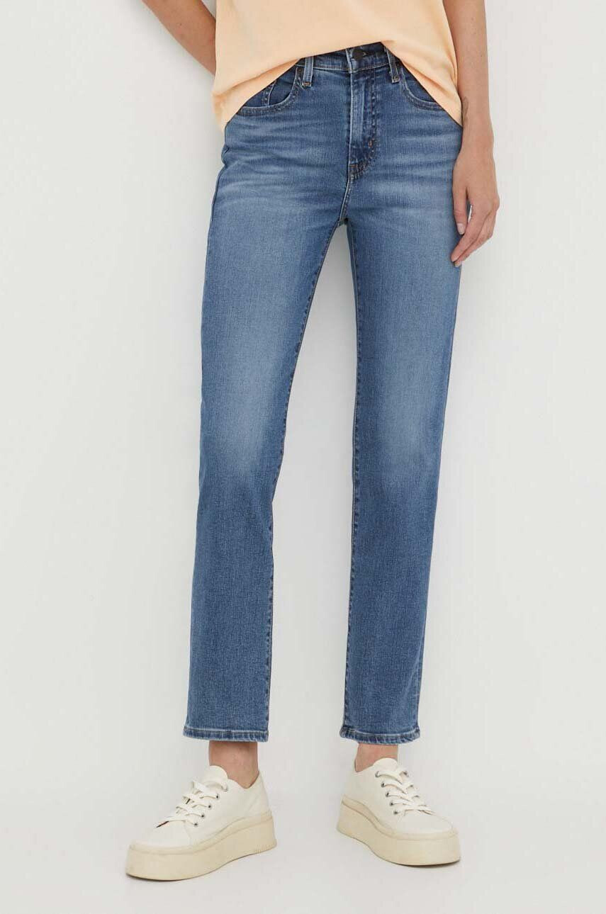 Levi's jeansi 724 HIGH RISE STRAIGHT femei high waist - Pled.ro