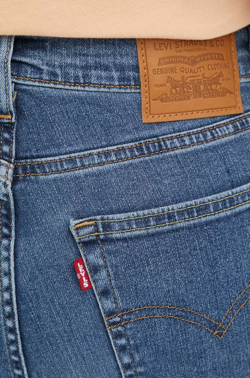 Levi's jeansi 724 HIGH RISE STRAIGHT femei high waist - Pled.ro