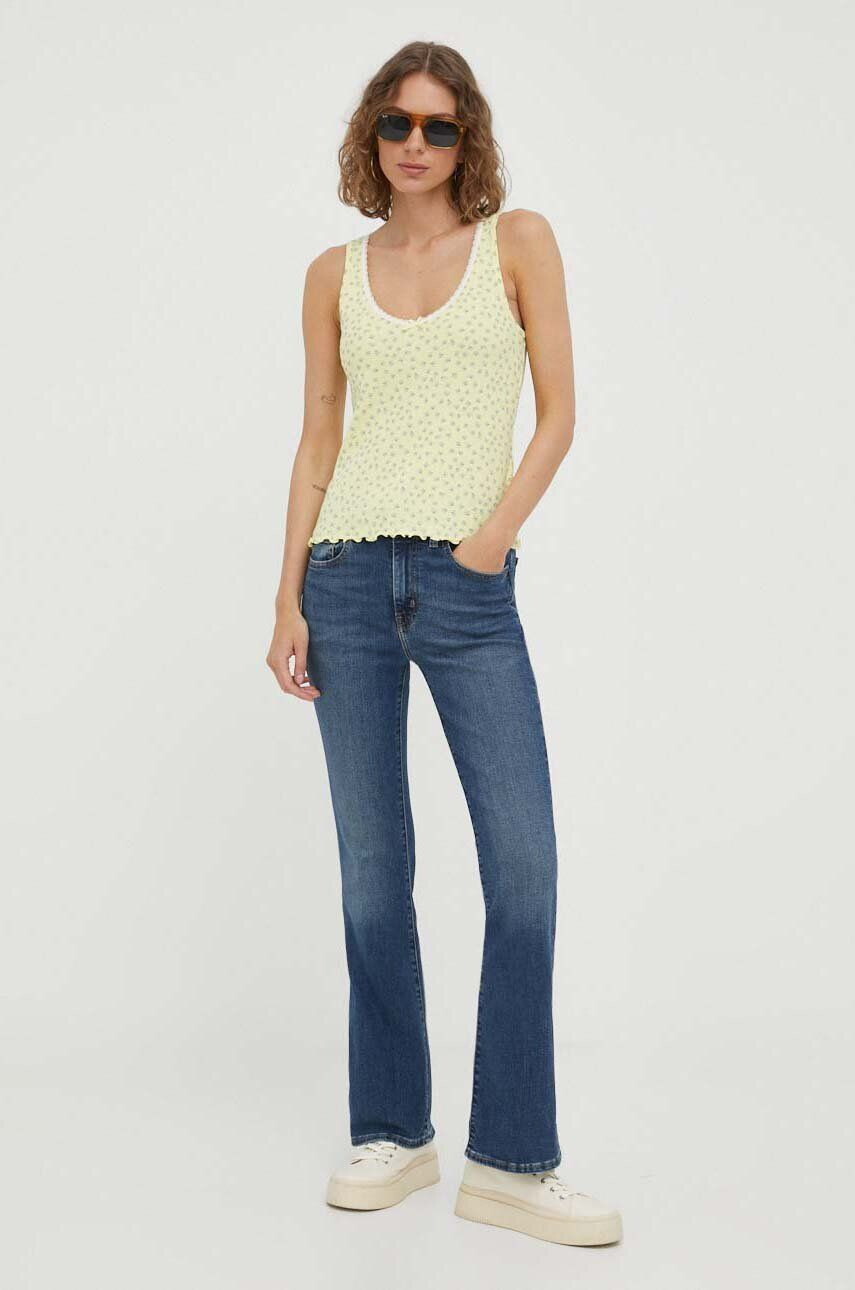 Levi's jeansi 725 HIGH RISE BOOTCUT femei high waist - Pled.ro