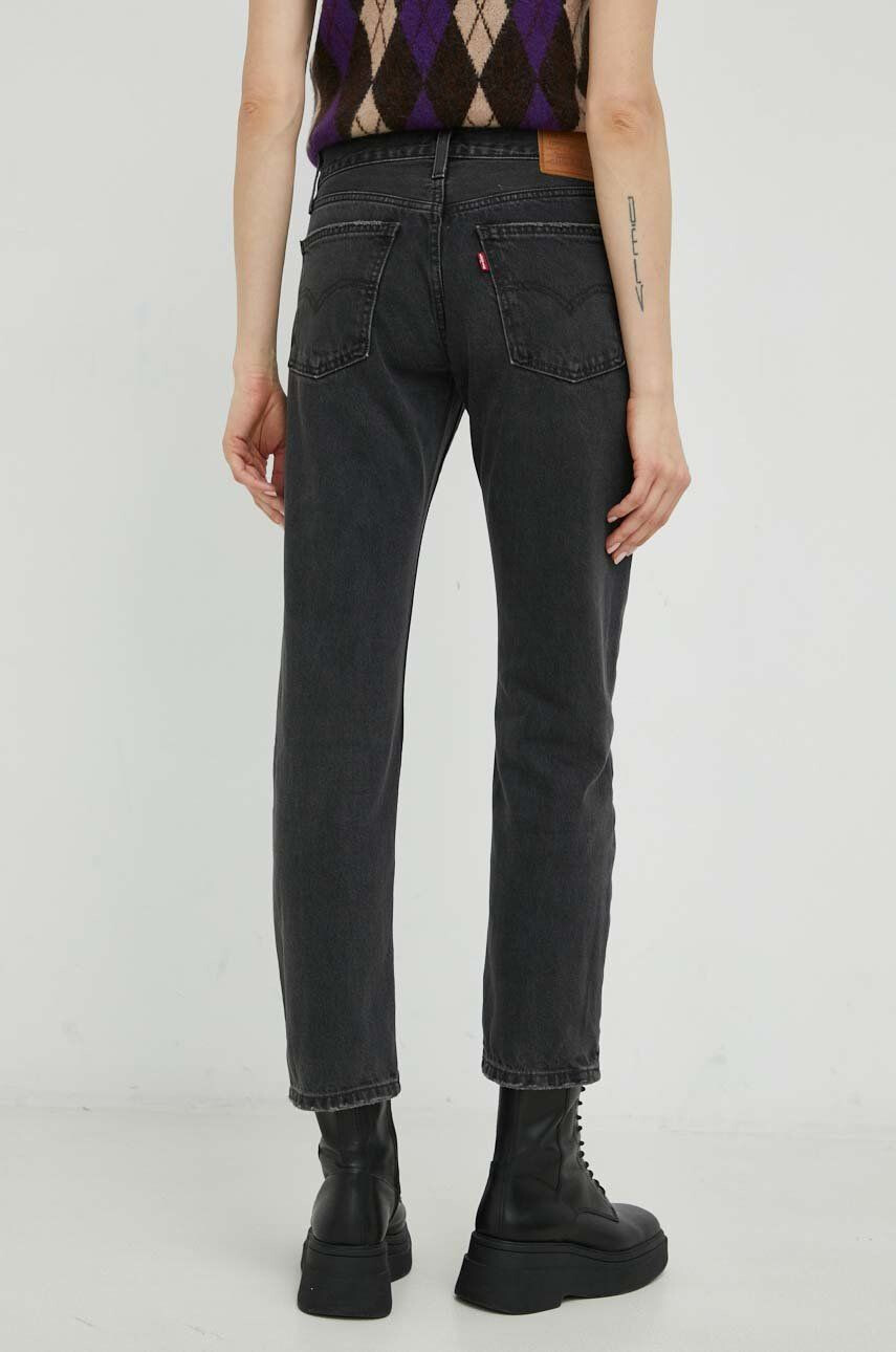 Levi's jeansi Middy Straight femei medium waist - Pled.ro