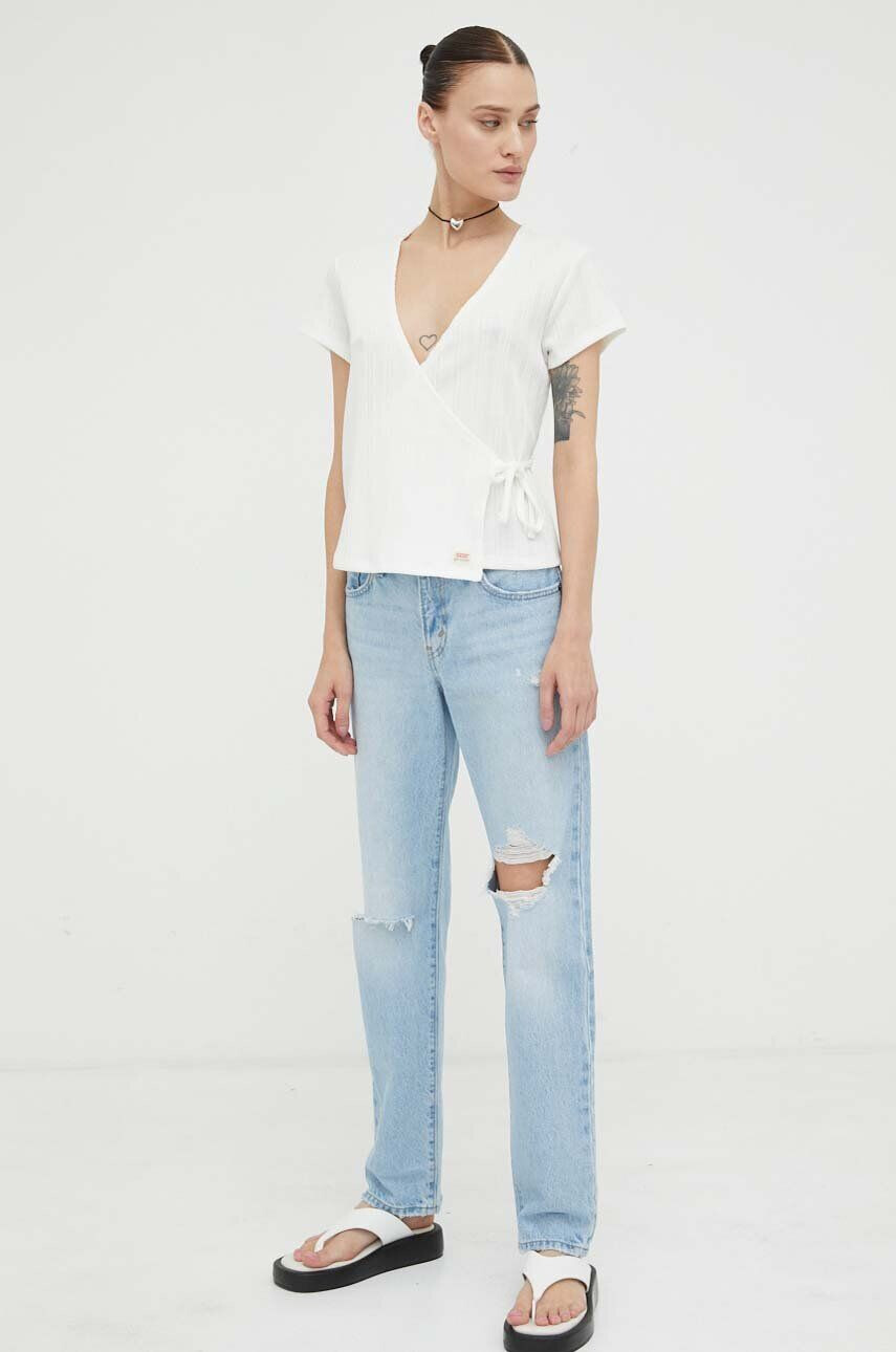 Levi's jeansi MIDDY STRAIGHT femei medium waist - Pled.ro