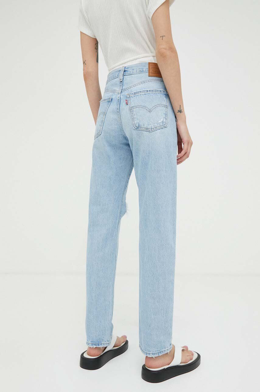 Levi's jeansi MIDDY STRAIGHT femei medium waist - Pled.ro