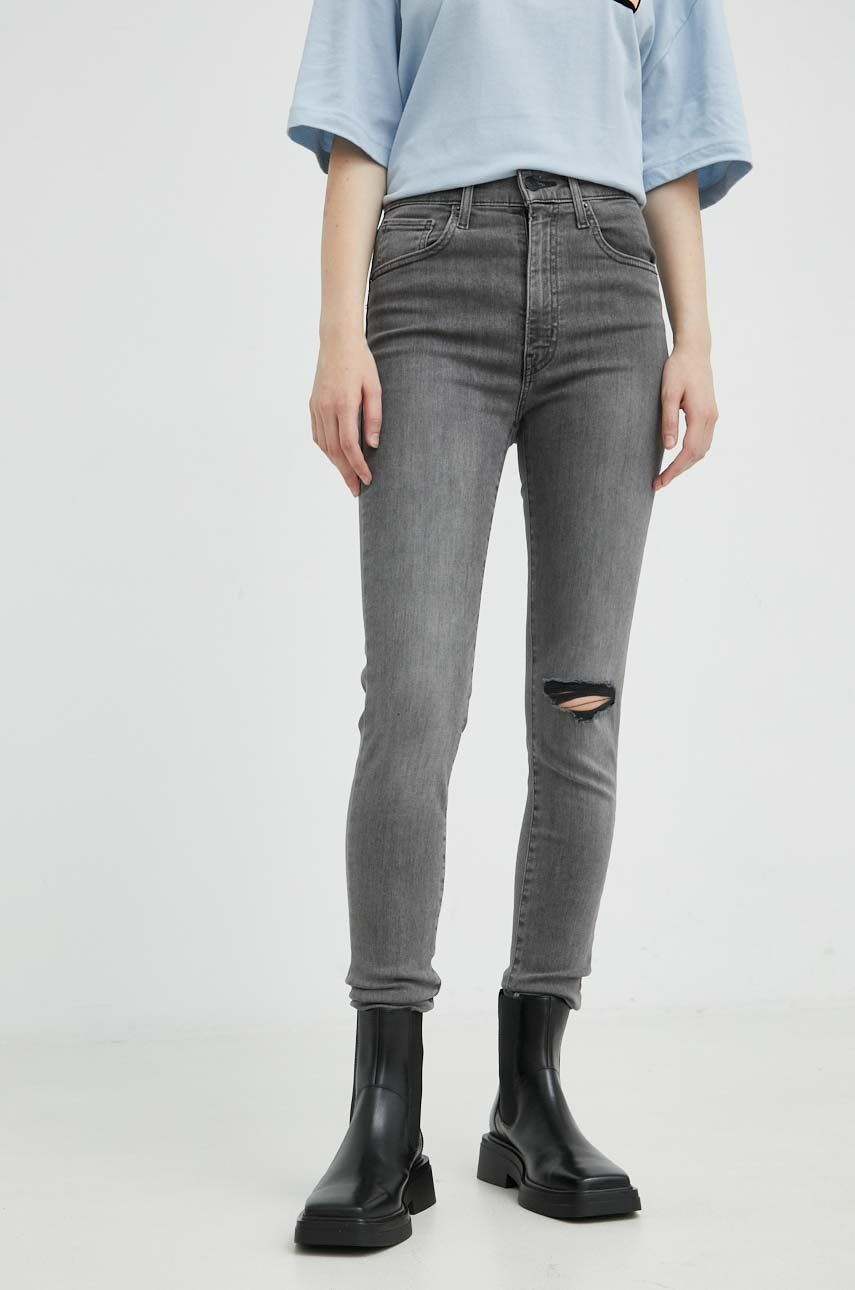 Levi's jeansi Mile High Super Skinny femei high waist - Pled.ro