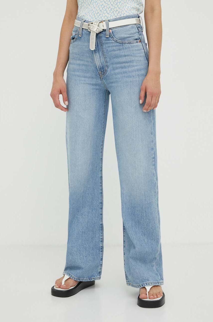 Levi's jeansi RIBCAGE WIDE LEG H223 femei - Pled.ro