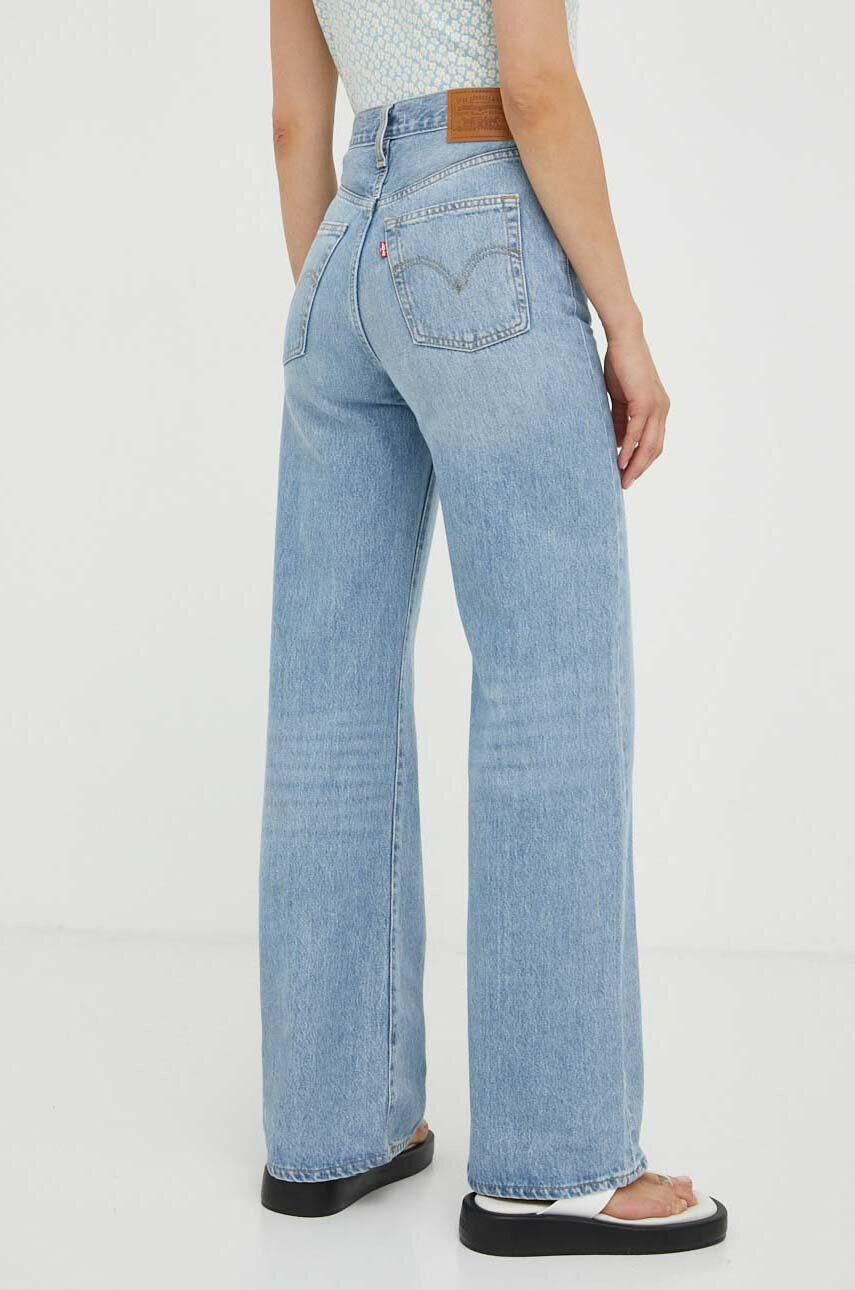 Levi's jeansi RIBCAGE WIDE LEG H223 femei - Pled.ro