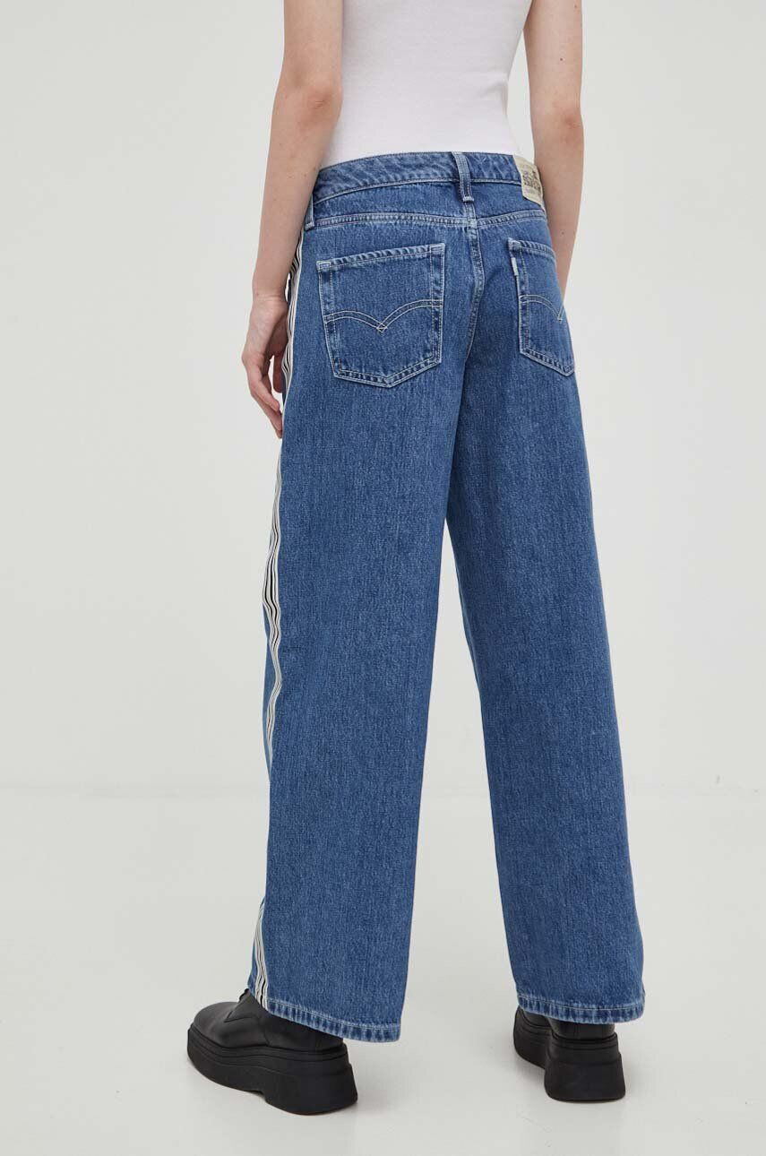 Levi's jeansi SilverTab femei culoarea albastru marin - Pled.ro