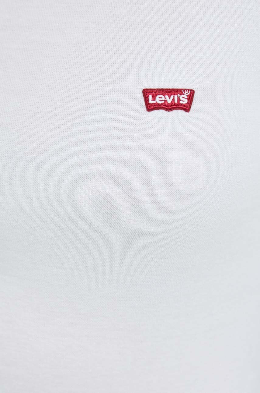 Levi's longsleeve 2-pack femei culoarea alb - Pled.ro