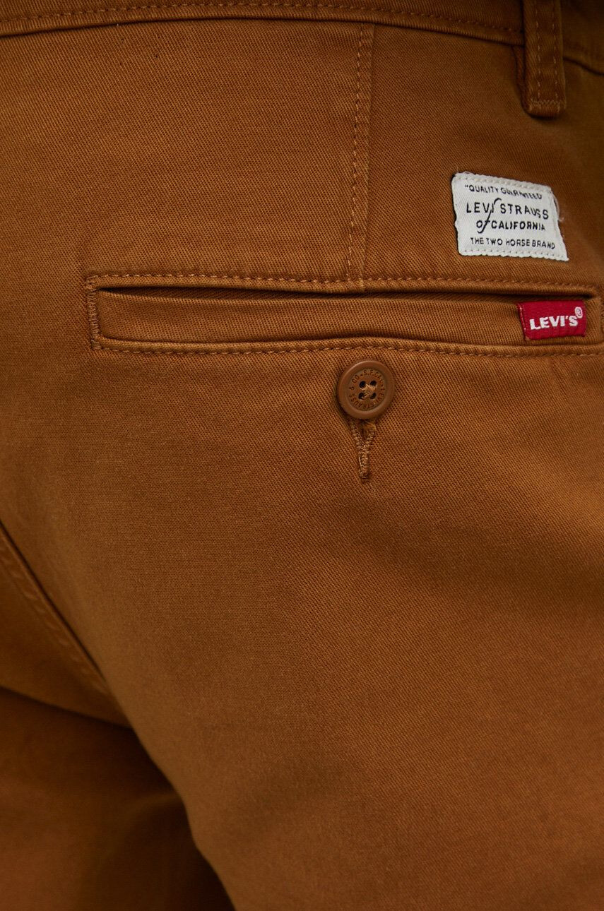 Levi's pantaloni barbati culoarea maro mulata - Pled.ro