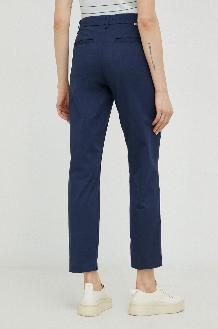 Levi's pantaloni femei culoarea albastru marin mulata medium waist - Pled.ro