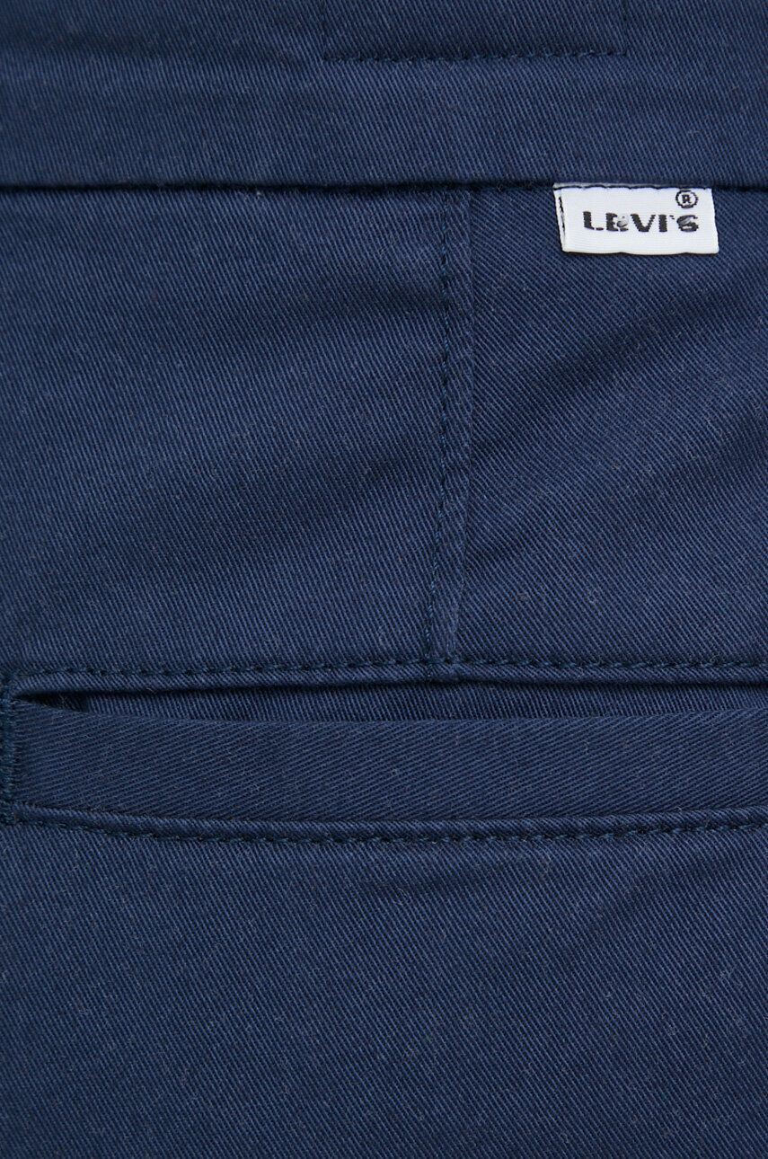 Levi's pantaloni femei culoarea albastru marin mulata medium waist - Pled.ro