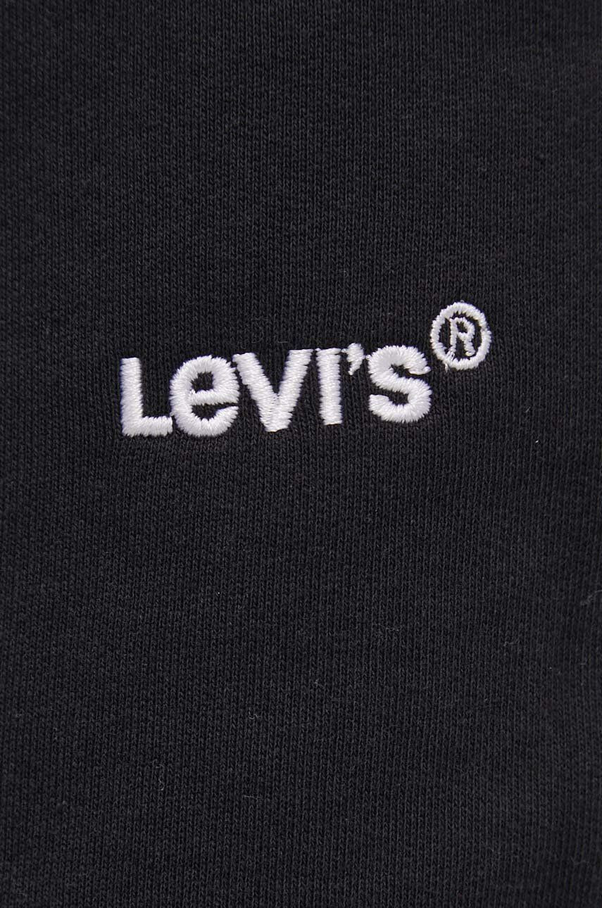 Levi's Pantaloni bărbați culoarea negru material neted A0767.0004-Blacks - Pled.ro