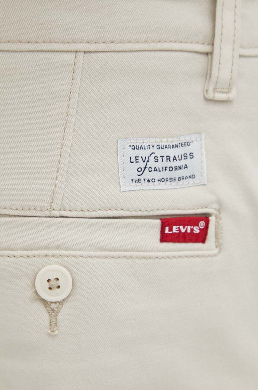 Levi's pantaloni barbati culoarea bej cu fason chinos - Pled.ro