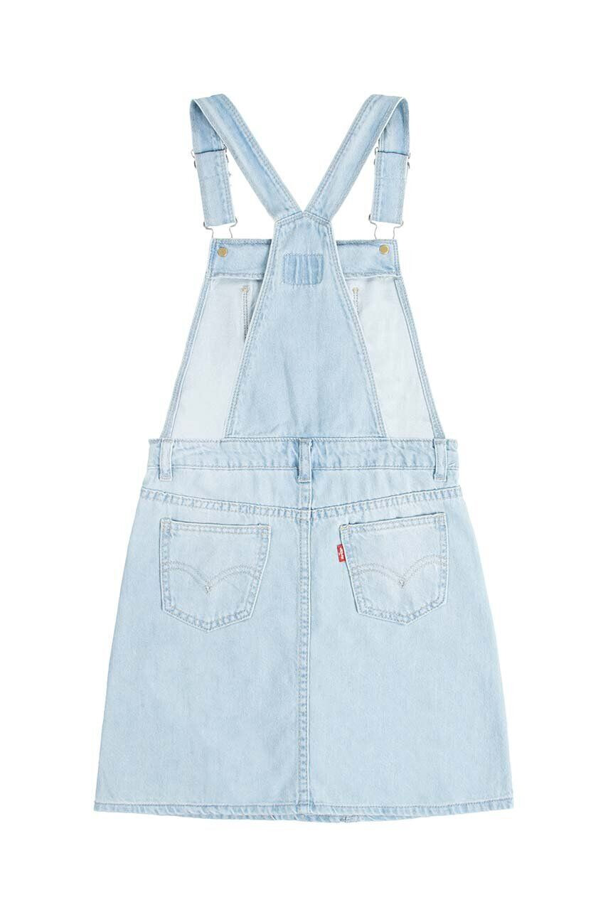 Levi's rochie din denim pentru copii mini drept - Pled.ro