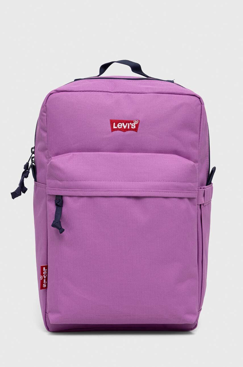 Levi's rucsac femei culoarea violet mare neted - Pled.ro