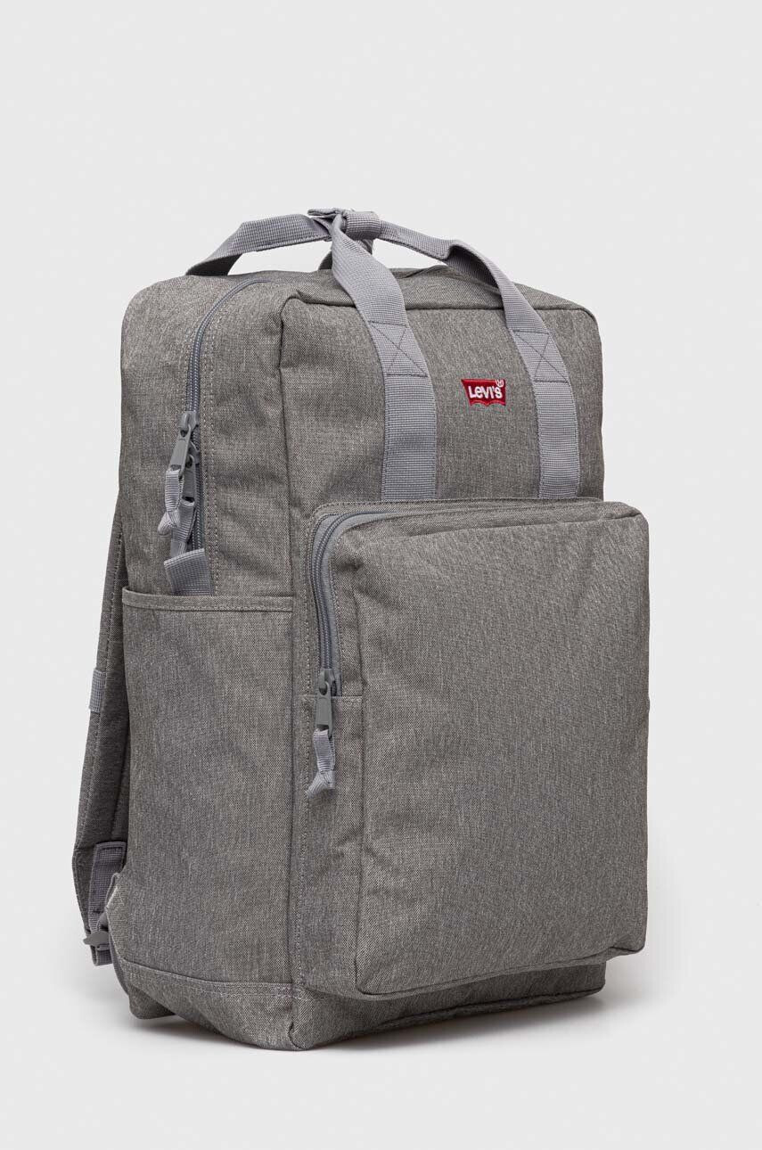 Levi's rucsac culoarea gri mare neted - Pled.ro